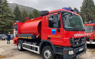 Općini Neum donirano novo vatrogasno vozilo od Vlade HNŽ